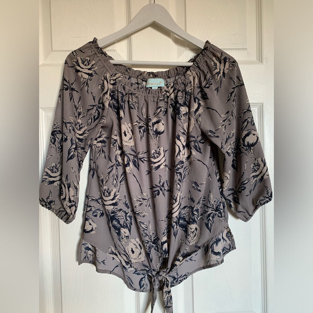 Veronica M floral blouse